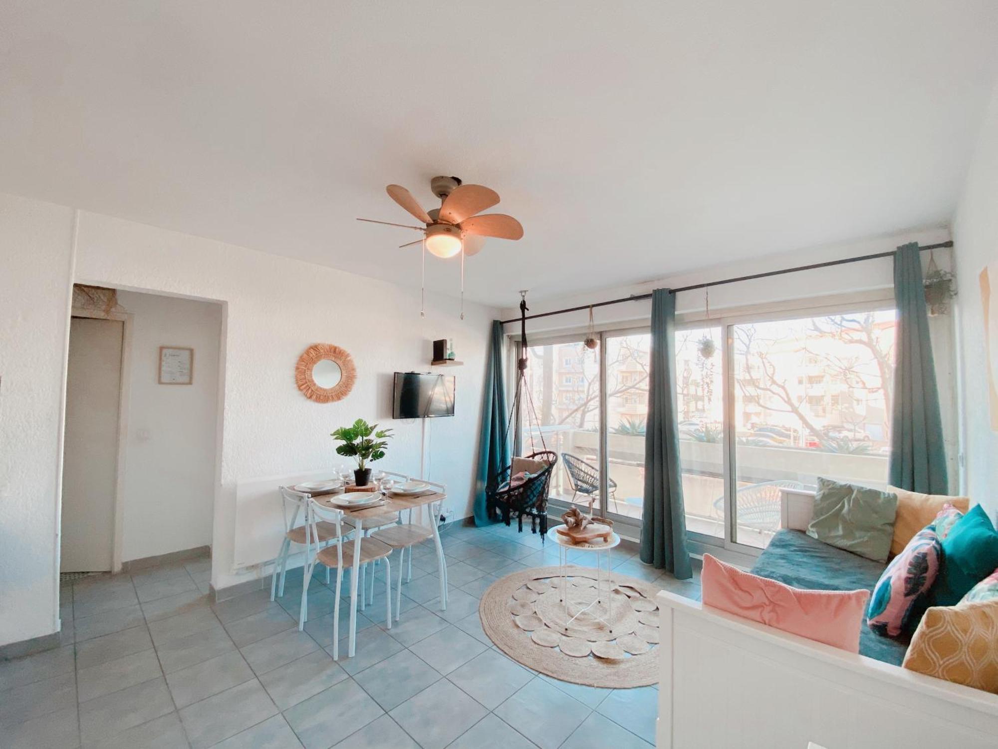 Superbe T2 Au Calme Avec Balcon Sur La Marina - 10 Lägenhet Canet-en-Roussillon Exteriör bild
